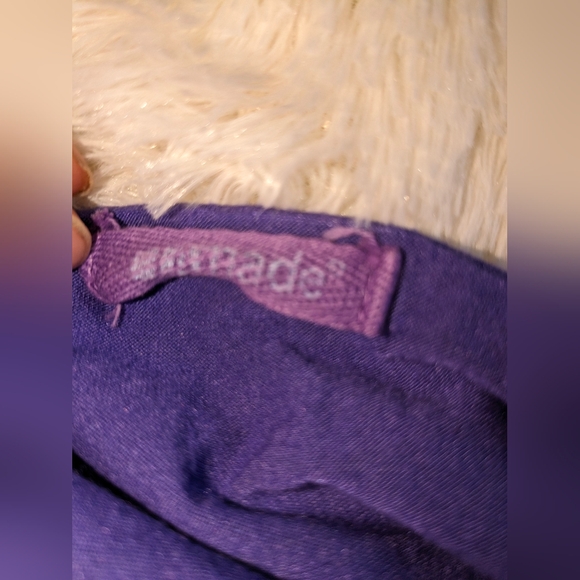 LAmade Purple Ruched Side Tube Top Strapless Y2K Size S NWOT - Picture 2 of 4